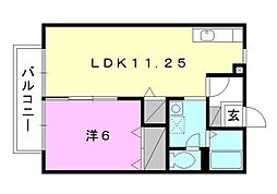 間取図画像 1LDK