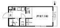 コーポ千舟3階3.8万円