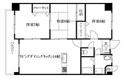 Ｎステージ 2階3LDKの間取り