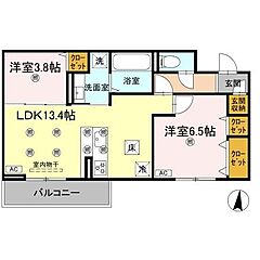 物件の間取り