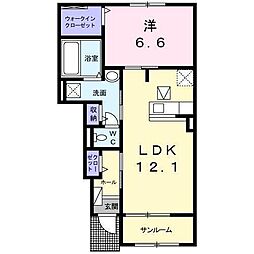 間取図画像 1LDK