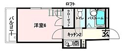間取図画像 1K