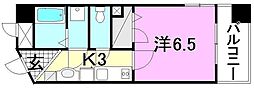 間取図画像 1K