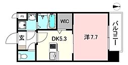 Mayfair東雲Premium 1DKの間取図画像