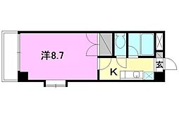HAUS・BEHAGEN 1Kの間取図画像