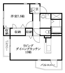 物件の間取り