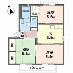 物件の間取り