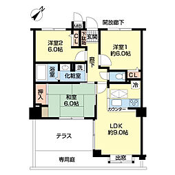 ダイアパレス上山 3LDKの間取図画像