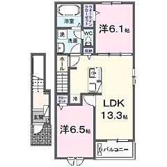 物件の間取り