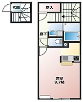 ロハスＥ  ｜ 宮城県石巻市駅前北通り1丁目14-32（賃貸アパート1K・2階・34.88㎡） その2