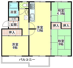 間取図画像 3LDK
