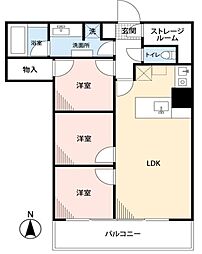 間取図画像 3LDK