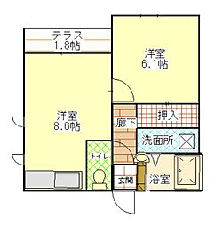 ひたち野うしく駅 3.5万円