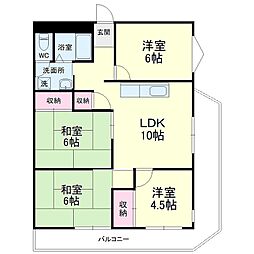 エミネンス加茂川 4LDKの間取図画像
