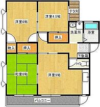 ニューラフォーレ佐鳴台 302 ｜ 静岡県浜松市中央区佐鳴台６丁目9-6（賃貸マンション3LDK・3階・56.90㎡） その2