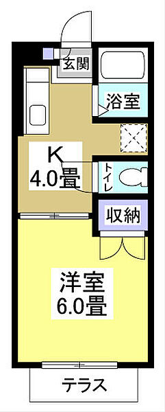 ハイツ文木B 202｜静岡県袋井市田町２丁目(賃貸アパート1K・2階・26.35㎡)の写真 その2