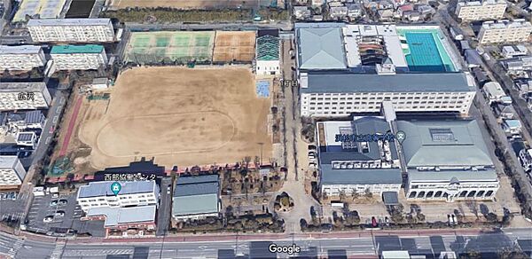 画像22:浜松市立高校（545m）