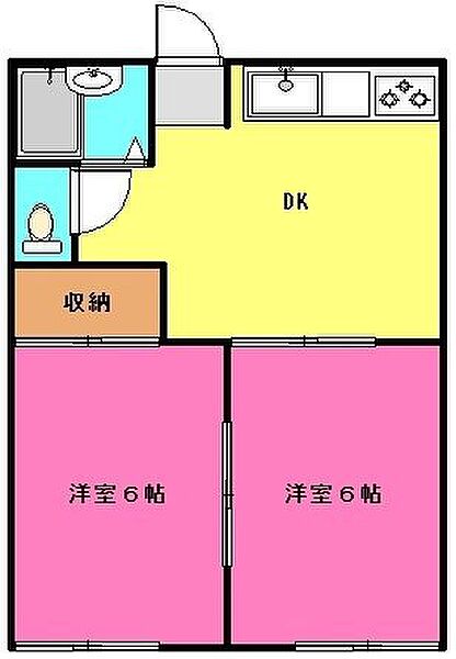 フォーブルルネサンスI 103｜静岡県袋井市久能(賃貸アパート2DK・1階・46.28㎡)の写真 その2