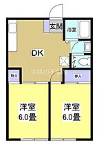 パナハイツ河合 B 203 ｜ 静岡県湖西市梅田698-1（賃貸アパート2DK・2階・40.92㎡） その2