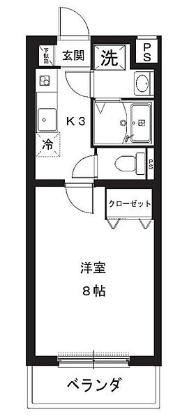 マンションアカンサスIII 205｜静岡県浜松市中央区北島町(賃貸マンション1K・2階・25.92㎡)の写真 その2