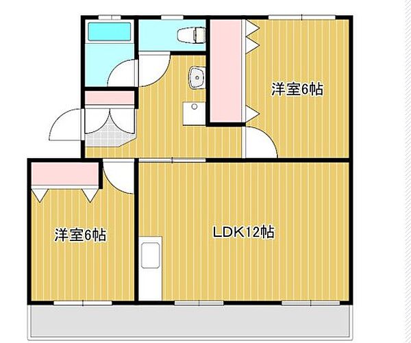 武藤ハイツI 305｜静岡県掛川市亀の甲２丁目(賃貸マンション3DK・3階・54.09㎡)の写真 その2