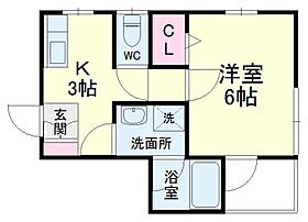 半田ビレッジ6号棟 101 ｜ 静岡県浜松市中央区半田山５丁目6-1（賃貸アパート1K・1階・26.61㎡） その2