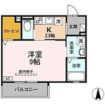 DHCR浜松 103 ｜ 静岡県浜松市中央区上浅田１丁目12-4（賃貸アパート1K・1階・31.15㎡） その2