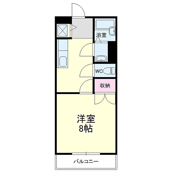 東海ホーム鴨江 304｜静岡県浜松市中央区鴨江３丁目(賃貸マンション1DK・3階・29.50㎡)の写真 その2