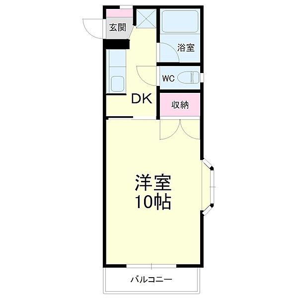 メゾン池の沢 301｜静岡県浜松市中央区広沢３丁目(賃貸マンション1DK・3階・29.04㎡)の写真 その2