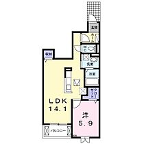 パラティーノ 103 ｜ 静岡県浜松市中央区泉４丁目4-6（賃貸アパート1LDK・1階・48.50㎡） その2