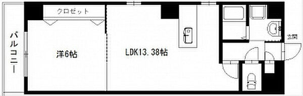 サンリブレ 302｜静岡県浜松市中央区板屋町(賃貸マンション1LDK・3階・42.86㎡)の写真 その2