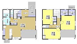 久能1697-12貸家 3SLDKの間取り