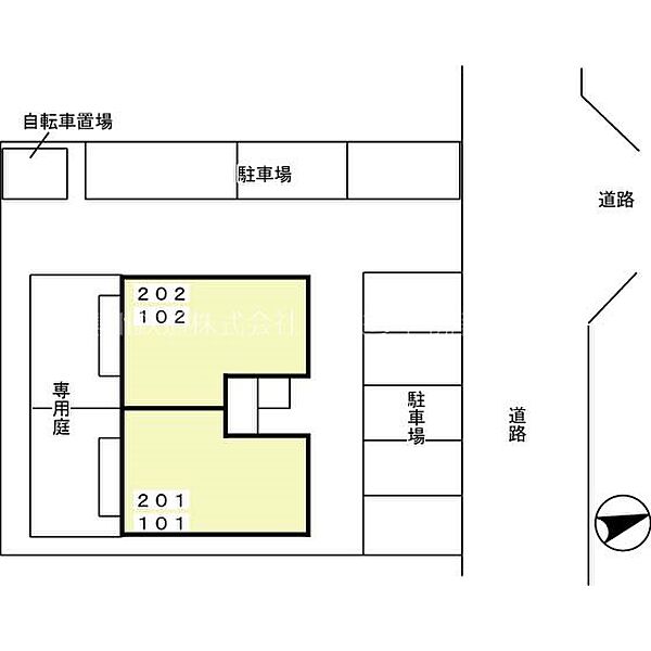 キャトルセゾン 101｜静岡県浜松市中央区早出町(賃貸アパート1LDK・1階・44.22㎡)の写真 その15