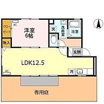 エスポワール国府台 102 ｜ 静岡県磐田市中泉2675-4（賃貸アパート1LDK・1階・45.53㎡） その2