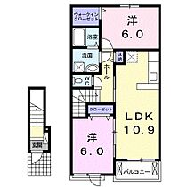 エレガントA 202 ｜ 静岡県浜松市中央区新橋町165番地1（賃貸アパート2LDK・2階・57.21㎡） その2