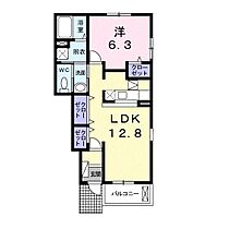 しなの　F 105 ｜ 静岡県磐田市川袋1794番地1（賃貸アパート1LDK・1階・46.79㎡） その2