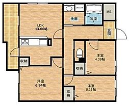 アートピア西都台 201 ｜ 静岡県浜松市中央区西都台町7-30（賃貸マンション3LDK・2階・70.52㎡） その2