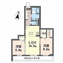 ヘスティア 0203 ｜ 静岡県浜松市中央区佐藤３丁目615-1（賃貸マンション2LDK・2階・68.97㎡） その2