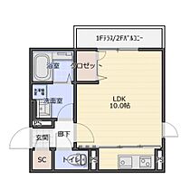 ルミエール 103 ｜ 静岡県浜松市中央区上島３丁目33（賃貸アパート1R・1階・27.77㎡） その2