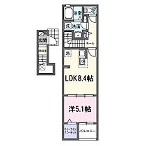 フーガ 203 ｜ 静岡県袋井市愛野東１丁目8番地15（賃貸アパート1LDK・2階・38.81㎡） その2