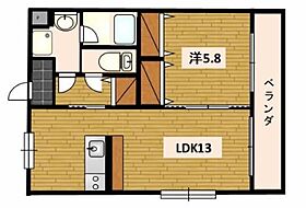 ラポージュ 202 ｜ 静岡県掛川市和光２丁目19番地の4（賃貸マンション1LDK・2階・46.08㎡） その2