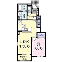 ベル　ジャルダン 106 ｜ 静岡県掛川市大池2636-1（賃貸アパート1LDK・1階・50.05㎡） その2