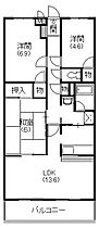 リヴェールセントラルハイツ 202 ｜ 静岡県浜松市中央区佐藤１丁目8-6（賃貸マンション3LDK・2階・72.00㎡） その2