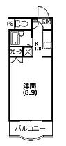 メゾントーマ 205 ｜ 静岡県浜松市中央区和地山３丁目4-4（賃貸マンション1K・2階・22.96㎡） その2