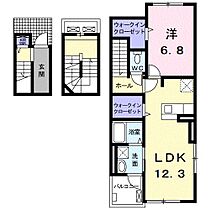 リュッシュ 301 ｜ 静岡県浜松市浜名区横須賀字上1691-1（賃貸アパート1LDK・3階・59.21㎡） その2