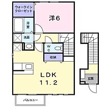 ブリアン 202 ｜ 静岡県掛川市仁藤75番地6（賃貸アパート1LDK・2階・46.28㎡） その2