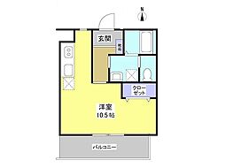 間取図画像 ワンルーム