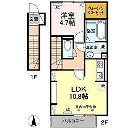 間取図画像 1LDK