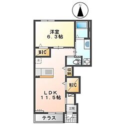間取図画像 1LDK