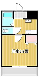 シャトル3 1Kの間取図画像